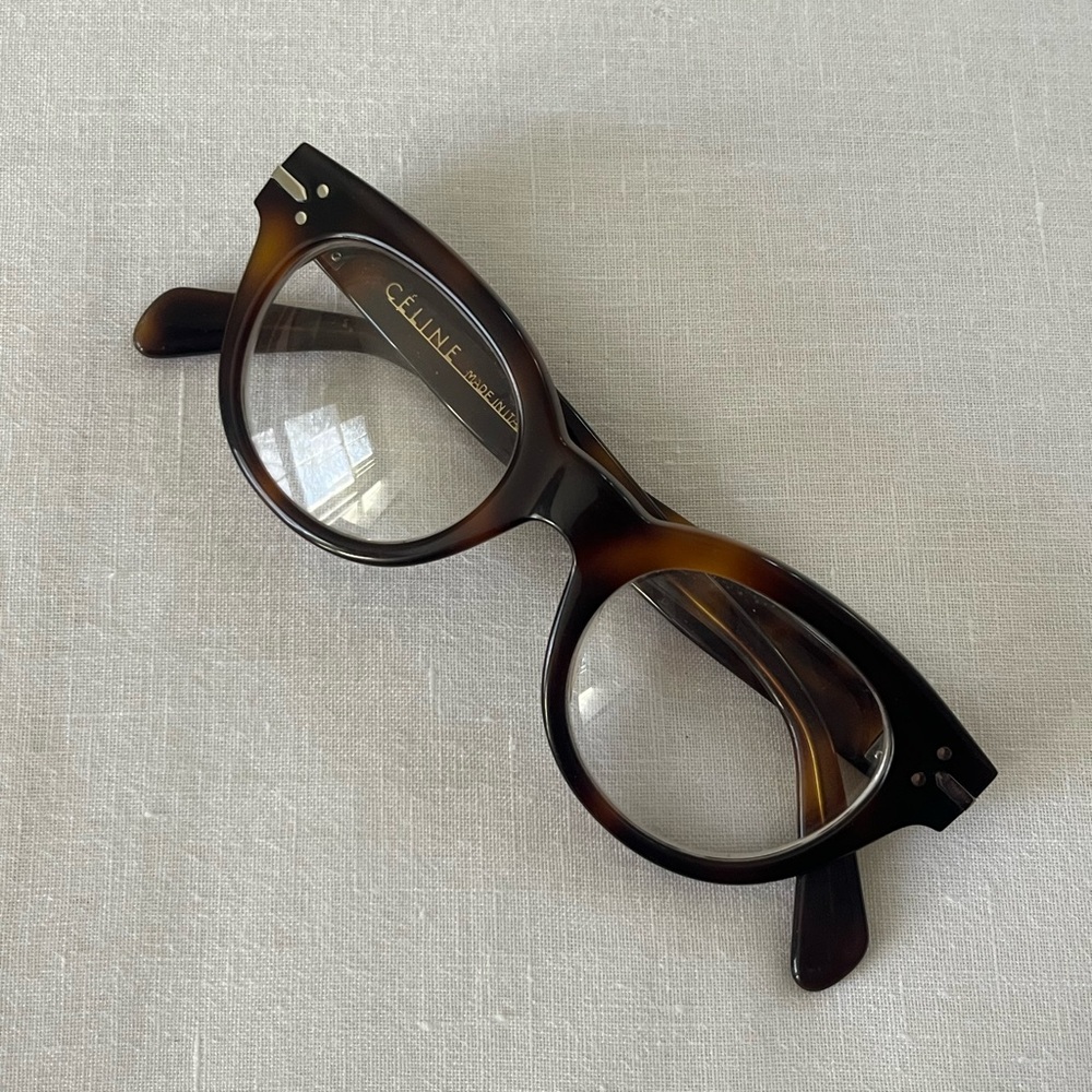 Celine Tortoise Eyeglasses